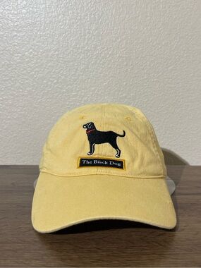 The Black Dog Pale Yellow Dog Logo Cap